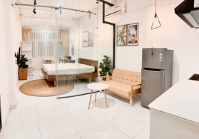 Căn hộ 1 PN ban công full nội thất kế ngã 6 Phù Đổng Chợ Bến Thành - Phố Bùi Viện Quận 1