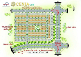 Chủ nhà cần tiền bán gấp căn LK góc siêu hiếm dự án Centa City diện tích 103m2 - Giá chỉ 4 tỷ XX