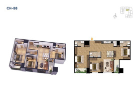 Nhận giữ chỗ chung cư Bluegem Tower Thanh Trì 3PN: 84.7m, 93m, 95m, 126,7m2