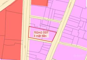 Đất đẹp DT 702m2 ngay trung tâm, gần Hồ Xuân Hương và Chợ Đà Lạt, Vị trí độc tôn, 3 mặt tiền, 56 tỷ