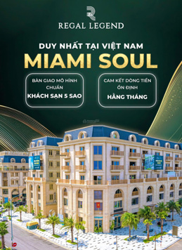 Bán căn shophoue 144m2 cách biển chỉ 150m. Sổ hồng sở hữu lâu dài. Tại KĐT Regal Legend Quảng Bình