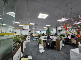 BQL cho thuê văn phòng tòa Lucky Building - 81 Trần Thái Tông. Diện tích 84m2, 110m2, 176m2, 225m2