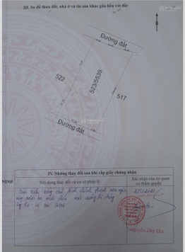 Trảng Bàng cặp KCN ĐT Phước Đông 52 x106 có 2MT có 1400m2 thổ cư chỉ 6.8 tỷ