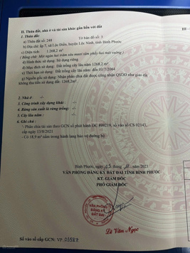 Bán đất đẹp tại Lộc Điền, Bình Phước, chỉ với 369 triệu cho 1268m2, pháp lý đầy đủ, mặt tiền 12m