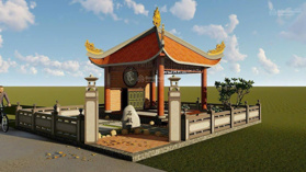 Huyệt vị trí đẹp, đã bao gồm phí CSBQ 50 năm, thiết kế tự do, ví trí gần chùa và công viên