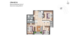 Bán CC Misaki Tower, 2,9 tỷ, 98m2, 3PN + 2WC, view đẹp tại Hồng Hải, Hạ Long, Quảng Ninh