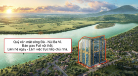 Căn hộ khoáng nóng Wyndham Thanh Thủy full nội thất. View Sông Đà. Làm việc trực tiếp chủ nhà