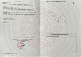 Bán đất tại Thạch Quảng, 180 triệu VND, 141 m2, ngõ rộng 8m, pháp lý đầy đủ