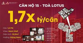 Bán căn hộ chung cư tại Hoàng Huy Commerce, 1,7 tỷ, 52,9 m2, uy tín hot