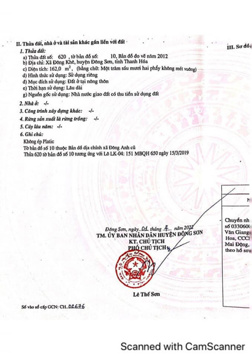 Chính chủ cần bán cắt lỗ lô LK - 04 dự án Đồng Nam, mặt hồ siêu thoáng mát vĩnh viễn