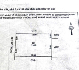 Bán đất biệt thự kinh doanh đối diện 3 tòa chung cư Arita Homes, đường 16m kinh doanh