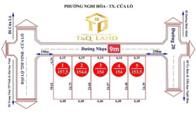2.5 tỷ có ngay lô đất đẹp Phường Nghi Hòa sát đường 72m - đường Ngang Số 20 - bám đường Mai Thị Lựu