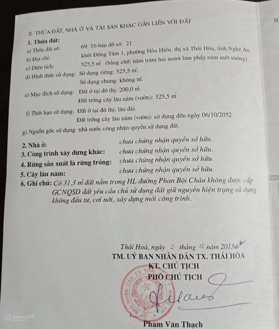 Bán đất Hòa Hiếu, giá thỏa thuận, 525m2, chính chủ