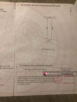 Chính chủ cần bán lô đất mặt tiền đường Trần Hữu Dực, TĐC Tân Trà, Sát Trường Sa