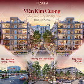 Shophouse Central Square quảng trường Vạn Xuân thành phố Phổ Yên quà tặng nội thất cao cấp giá đầu