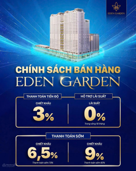 Mở bán quỹ 49 căn tầng đẹp Chung cư Eden Garden. Gọi ngay hotline 0944 734 638 nhận tư vấn