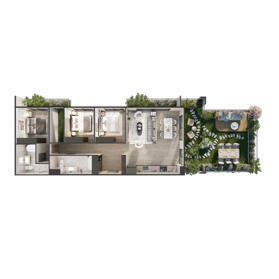 Dòng sản phẩm Penthouse ( Sky Villas ) tại Eco Central Park - lần đầu tiên xuất hiện Thành Vinh