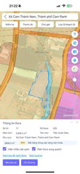 Bán Đất sào Cam Thành Nam, Cam Ranh, Khánh Hòa, 3,8 tỷ, 6695,3 m2 view đẹp uy tín. Giáp suối