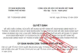 Tìm hiểu Quyết định 71/2024/QĐ-UBND về Bảng giá đất TP Hà Nội