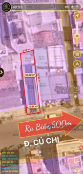 Lô đất mặt đường Củ Chi, vị trí kinh doanh cực tốt - cách biển 500m