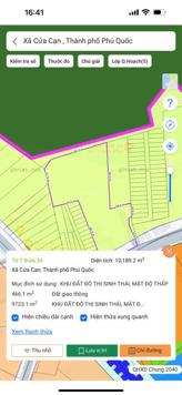 Bán 9851m2 đất mặt tiền đường ngay ngã 4 Cửa Cạn