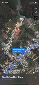 Chính chủ cần cho thuê mảnh đất view cực đẹp hẻm Cà Phê Chồn đường Hoàng Hoa Thám diện tích lớn