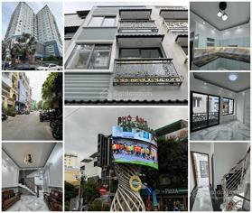 Mở bán nhà phố 3 lầu, mới 100%, 4 phòng ngủ hẻm đẹp đường Hoa Cúc khu ẩm thực Phan Xích Long