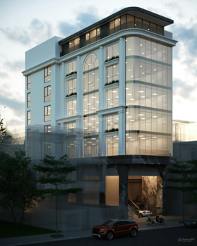 Bán tòa nhà đa năng 9 tầng mặt phố Thái Hà - Trung Liệt. Ô góc 2 mặt tiền 10m và 30m giá: 127 tỷ