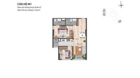 2ty2 căn 2PN 2WC, Quỹ ngoại giao giá rẻ Misaki Tower