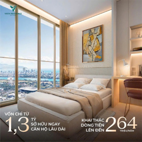 Chỉ từ 900tr (20%) sở hữu ngay căn hộ view sông Hàn, pháo hoa từ ban công, Toà The Vista Residence