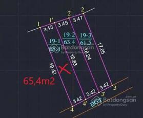 Bán 65,4m2 đất làng Trúng Đích, xã Hạ Mỗ, H. Đan Phượng