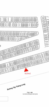 Bán 60,4m2 và 60,9m2 mặt đường Tây Thăng Long, Đồng Ông, có sổ đỏ kèm theo