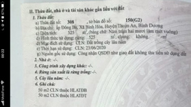 Chính chủ bán đất mặt tiền đường Bình Hoà 4 Thuận An. 10x52,5m, Tết giảm giá gấp 500 triệu còn 15ty