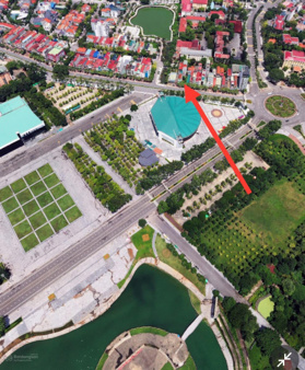 Bán đất kinh doanh trục đường Mê Linh. Đối diện nhà thi đấu và Quảng trường cực hiếm