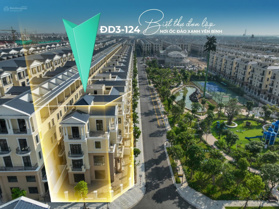 Bán dinh thự VIP góc ĐD3-124, mặt tiền cong 32m, DT 256m2, đối diện bể bơi mái kính Pha Lê Đảo Dừa