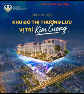 Bán đất nền dự án Diamond City ở đường Trần Thái Tông, TP Thái Bình, DT 90m2