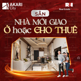 Cho thuê căn hộ Akari City Bình Tân, căn góc 2 phòng ngủ như resort, nhà mới 100%, miễn phí quản lý