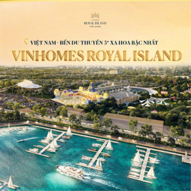 Cần bán lô biệt thự HG7-05 diện tích gần 700 m2 đất VIP nhất Vinhomes Royal Island