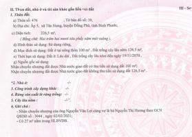 Bán đấu giá tài sản MSB L1, Đồng Phú, Bình Phước