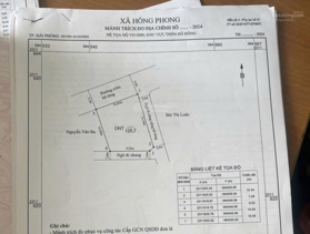Chính chủ gửi bán 125.7m Hỗ Đông phường Hồng Phong An Dương