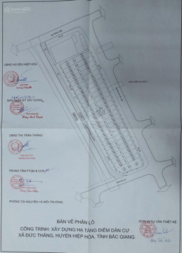 Cần thanh lý gấp lô đất 6m mặt tiền kdc số 3 thị trấn Thắng, Hiệp Hòa, BG giá tốt 2,2xx tỷ