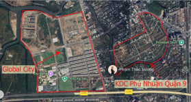 Cập nhật diện tích chi tiết - bảng giá 20 nền đang bán T1/2025 KDC Phú Nhuận - đối diện Global City