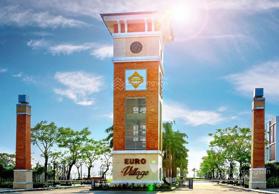 Bán lô đất 2 mặt tiền khu biệt thự Euro Village (Làng Châu Âu). Vị trí đẹp