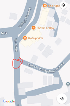 Cho hộ gia đình thuê nhà riêng 2 tầng, diện tích sử dụng 100m2