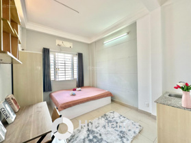 Cho thuê căn hộ cửa sổ| Gần Cầu Ông Lãnh Giáp Q1, công viên Khánh Hội Q4, hỗ trợ giữ phòng qua tết