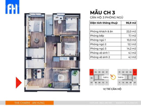 10 Suất ngoại giao giá rẻ nhất tại dự án The Charm An Hưng, bàn giao full nội thất, lh 0983 119 891