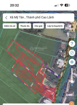 Bán đất Mỹ Tân, 1,62 tỷ, 6000 m2, giá tốt tại Cao Lãnh, Đồng Tháp