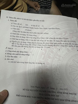 Bán đất Quốc Lộ 14, 2,3 tỷ, 375m2, sổ hồng riêng hàng hot tại Chơn Thành, Bình Phước