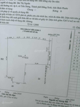 Chủ ngộp cắt lỗ 10% lô đất sào ngay sát KCN Tiến Hưng Đồng Xoài, Bình Phước sổ sẵn