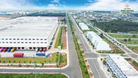 Giảm 600tr lô góc 156m2 chỉ 11tr/m2 mặt tiền chính đại lộ 45m, đối diện cổng vào công ty Kuka